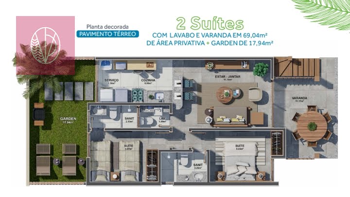 Casa à venda com 2 quartos, 2 suítes e 86m² no Praia da Espera, Camaçari (BA) — foto 20 de 21