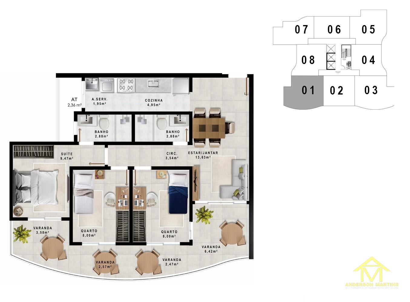 Apartamento à venda com 3 quartos, 2 banheiros, 2 vagas e 175m² no Suacu, Aracruz (ES) — foto 17 de 20