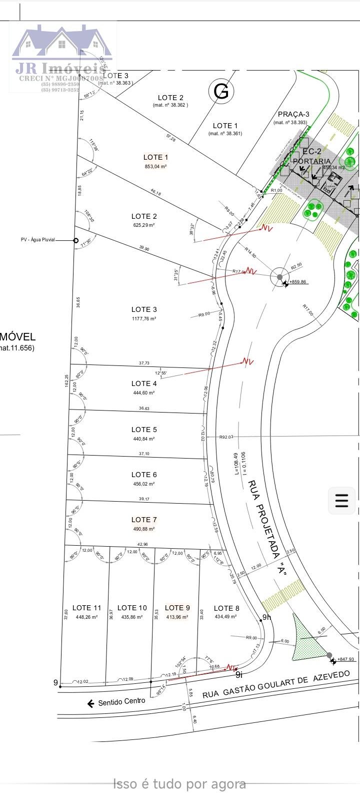 Terreno à venda com 853m² de terreno no Pinheirinho, Itajubá (MG) — foto 3 de 3