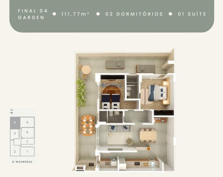 Apartamento à venda com 2 quartos, 1 suíte, 1 vaga e 56m² no Guilhermina, Praia Grande (SP) — foto 20 de 28