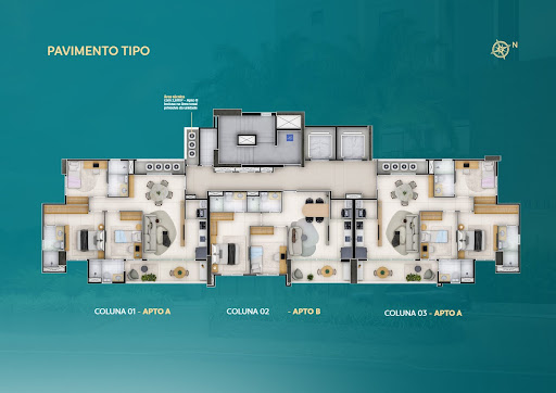 Apartamento em Dionísio Torres, Fortaleza 