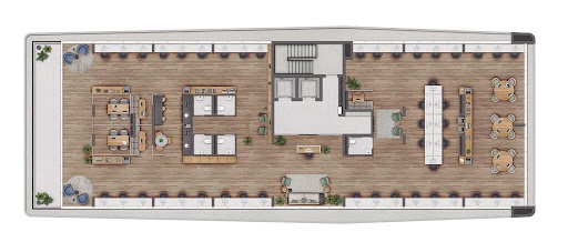 Planta 03 - 498,95m² - sala