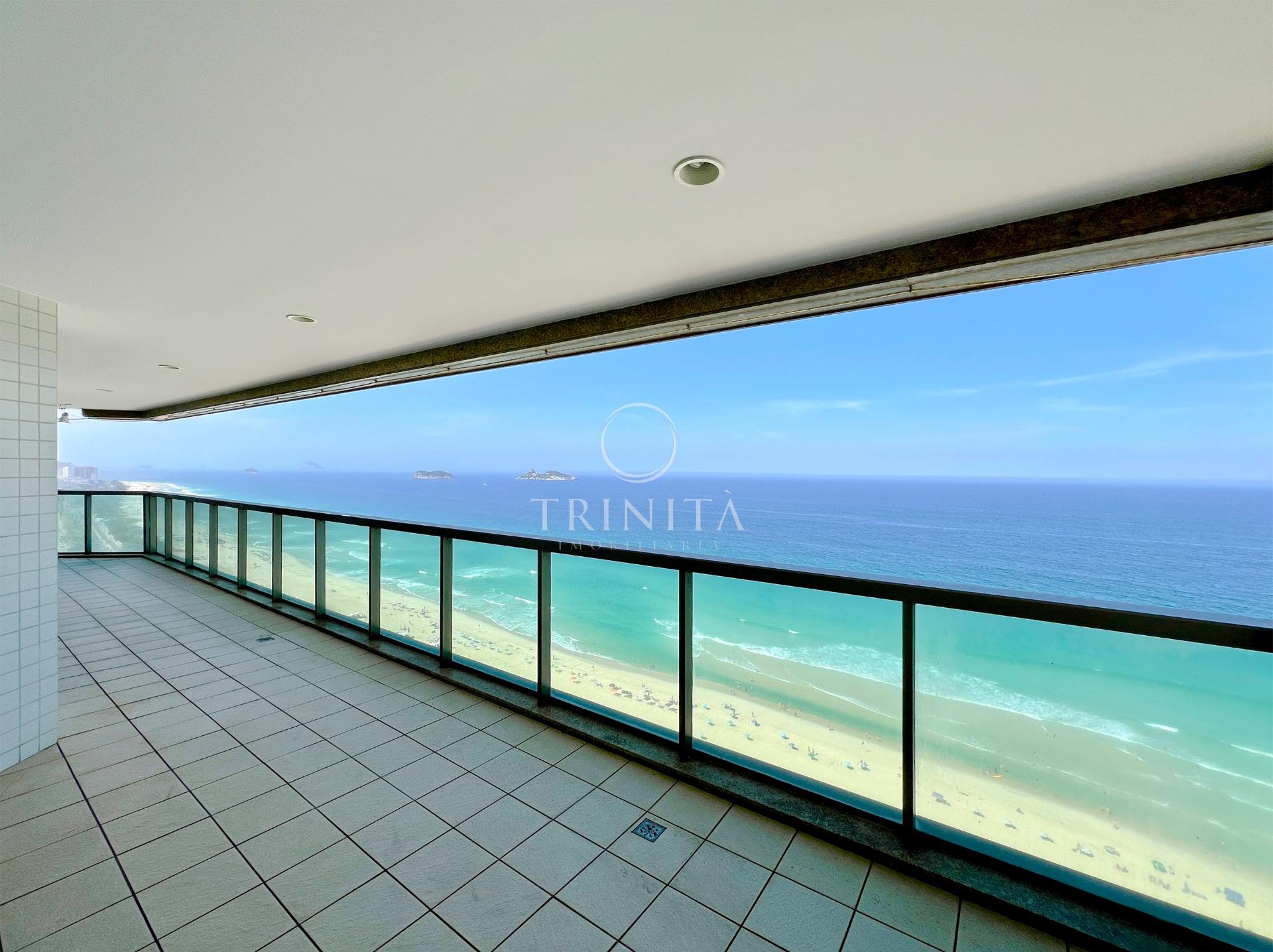 Costa del Sol - Varanda com vista praia - Recreio - Trinita 