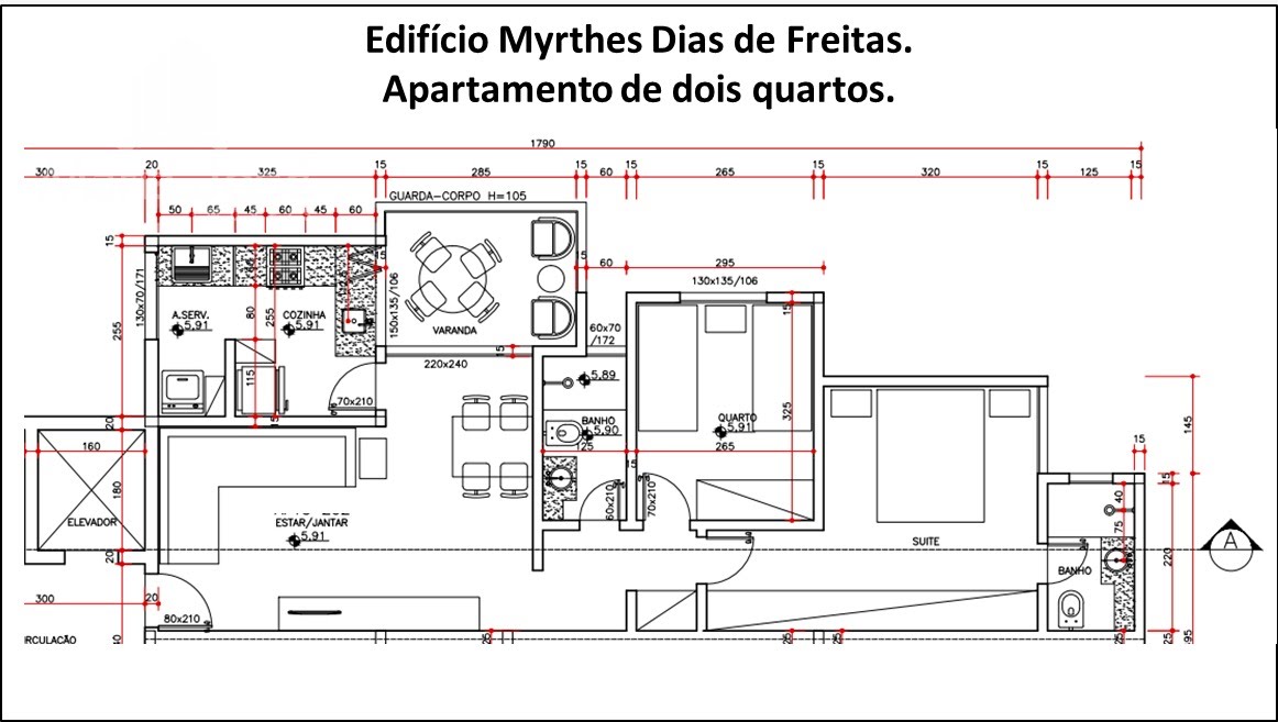 Apartamento à venda com 2 quartos, 1 suíte e 2 vagas no Centro, Sete Lagoas (MG) — foto 9 de 12