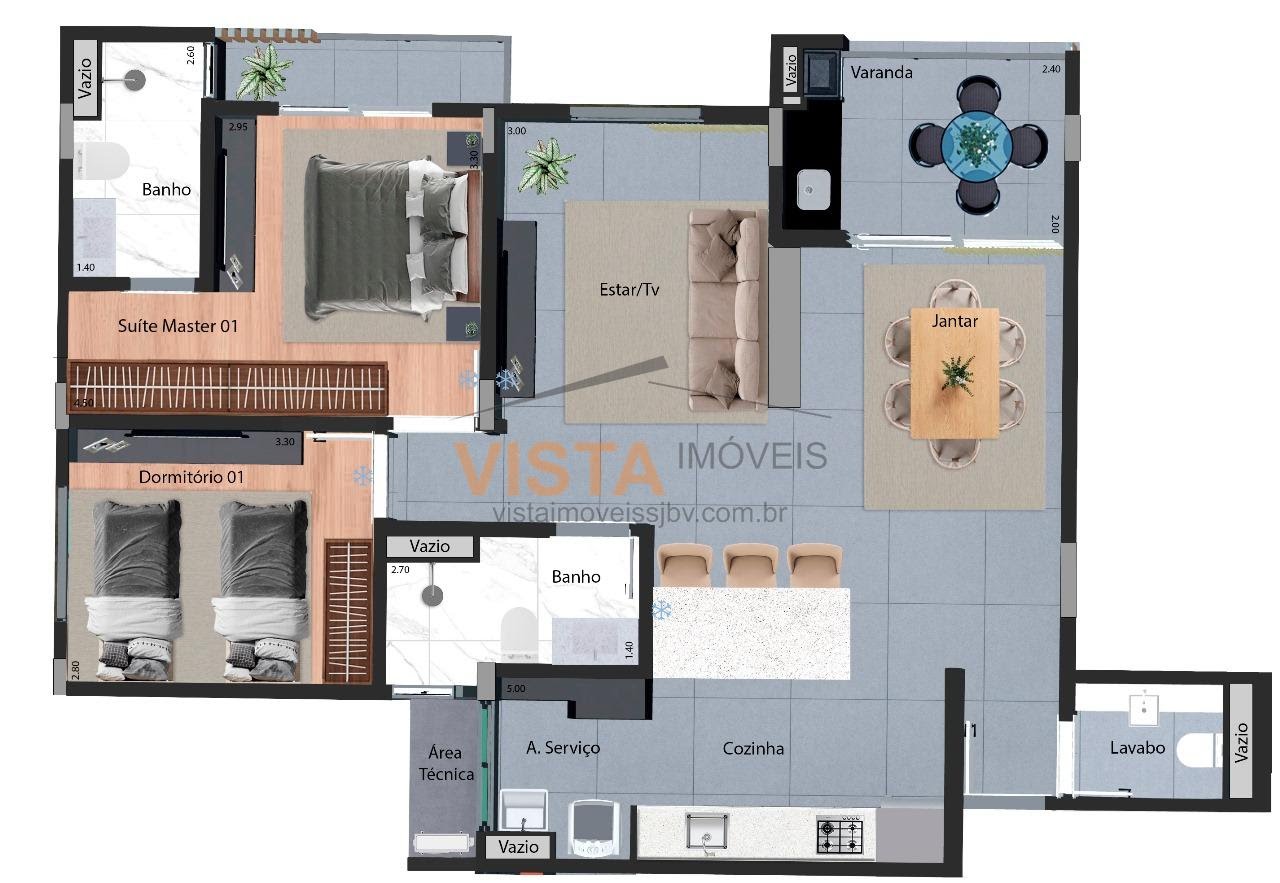Apartamento à venda com 3 quartos, 1 suíte, 2 vagas e 101m² no Centro, São João da Boa Vista (SP) — foto 13 de 20