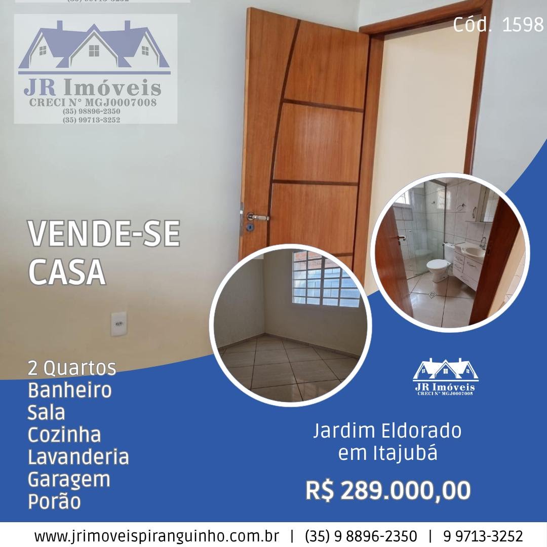 Casa à venda com 2 quartos, 1 banheiro, 1 vaga e 52m² no Eldorado, Itajubá (MG) — foto 16 de 16