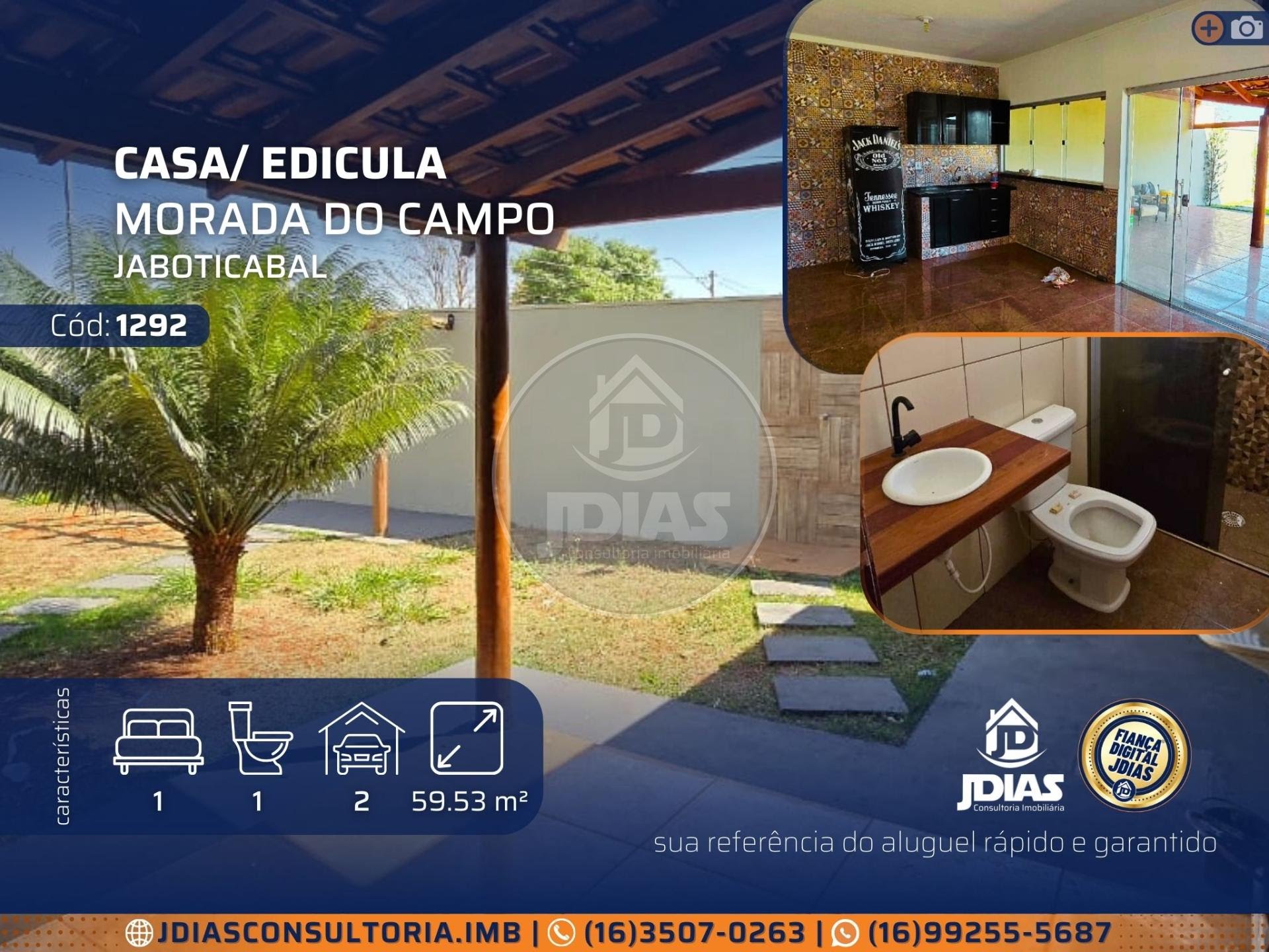 Casa, 1 quarto, 60 m² - Foto 1