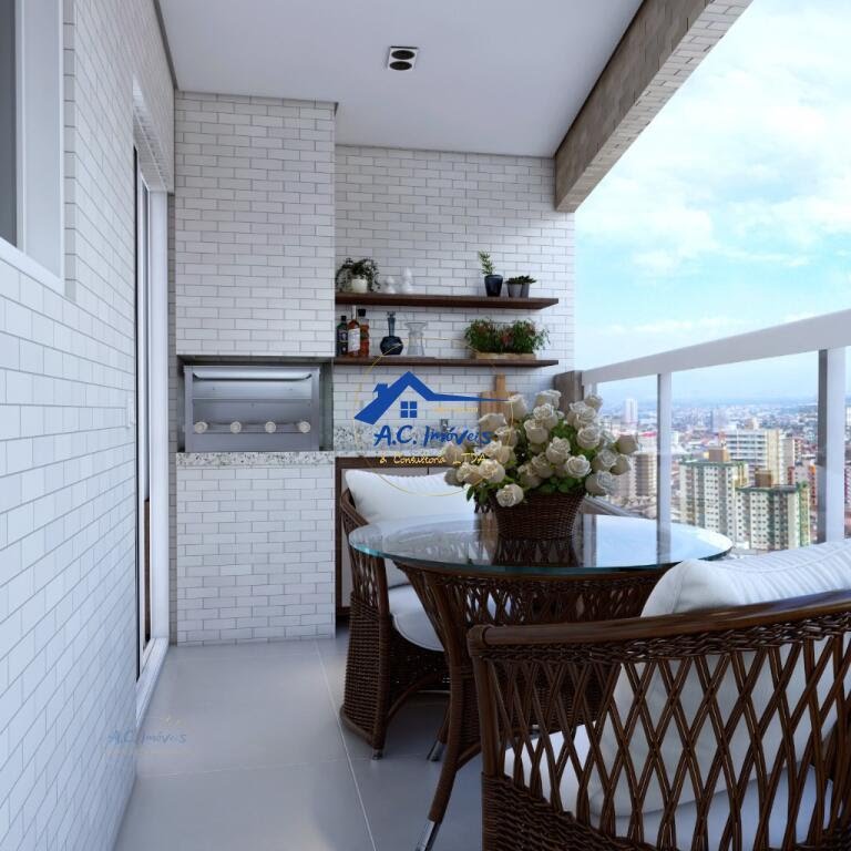 Apartamento à venda com 1 quarto, 1 banheiro, 1 vaga e 41m² no Guilhermina, Praia Grande — foto principal
