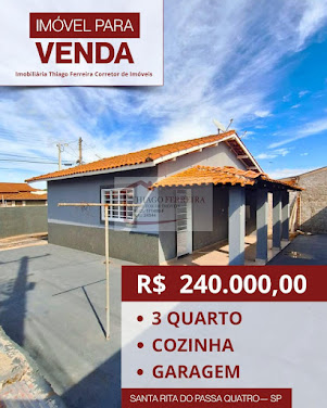 Casa em Jardim Nova Santa Rita  -  Santa Rita do Passa Quatro