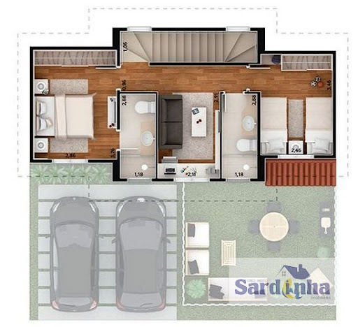 Casa de Condomínio em Santana de Parnaíba: 147m², 3 dorms., 1 suíte - Venda por R$ 590.000
