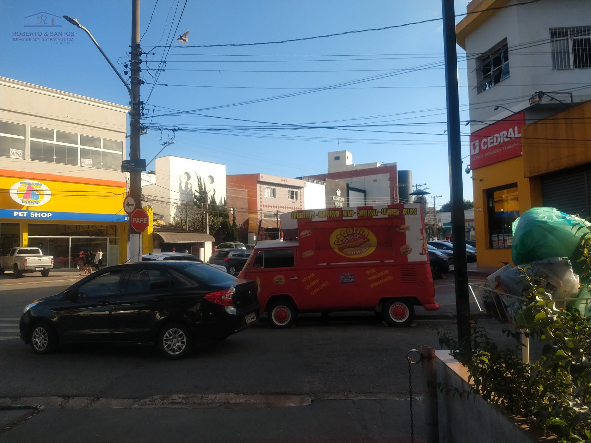 No centro comercial