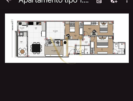 Apartamento à Venda no Centro de Pouso Alegre, 3 Dorms, 95m²
