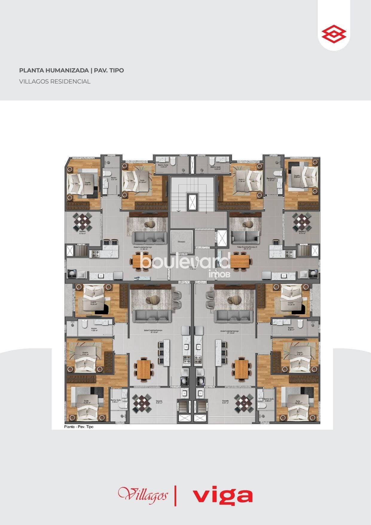 Apartamento à venda com 3 quartos, 1 suíte, 2 vagas e 99m² no Pedra Branca, Palhoça (SC) — foto 17 de 28