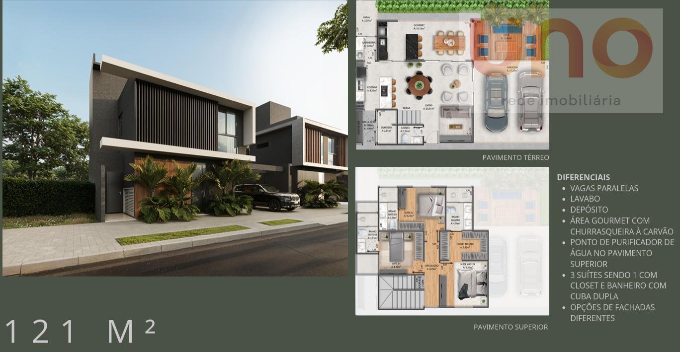 Casa à venda com 3 suítes, 2 vagas e 121m² no Jardim Montevideu, Campo Grande (MS) — foto 8 de 20