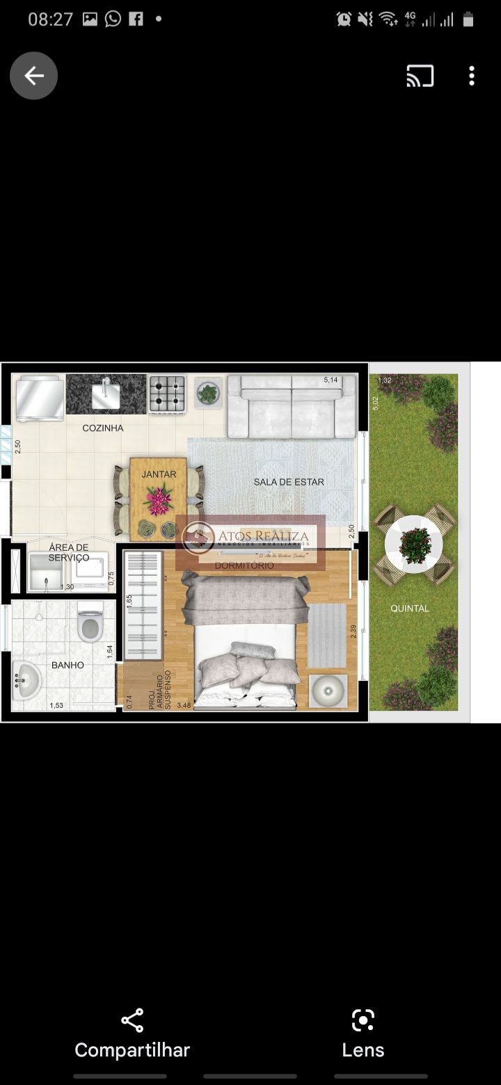 Studio à venda com 1 quarto, 1 banheiro e 41m² no Campo Grande, São Paulo (SP) — foto 2 de 2