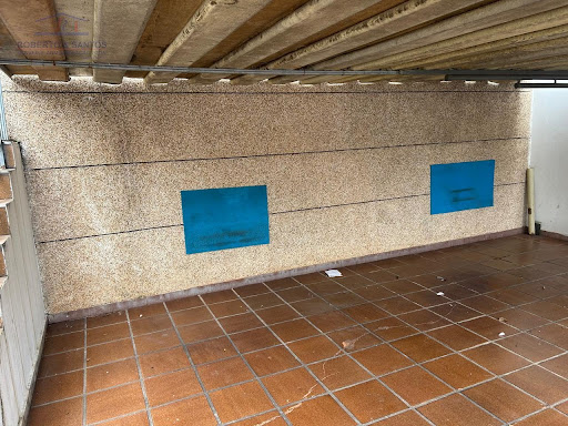 Garagem coberta