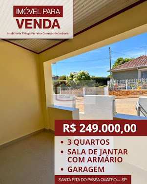 Casa em Centro  -  Santa Rita do Passa Quatro