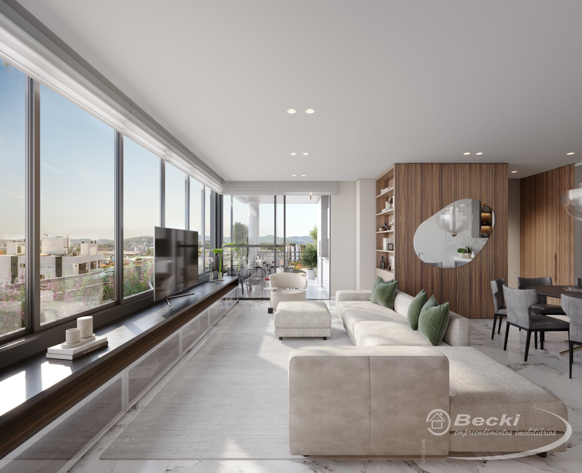 Apartamento à venda com 3 quartos, 3 suítes, 2 vagas e 117m² no Santo Antônio, Joinville (SC) — foto 9 de 13