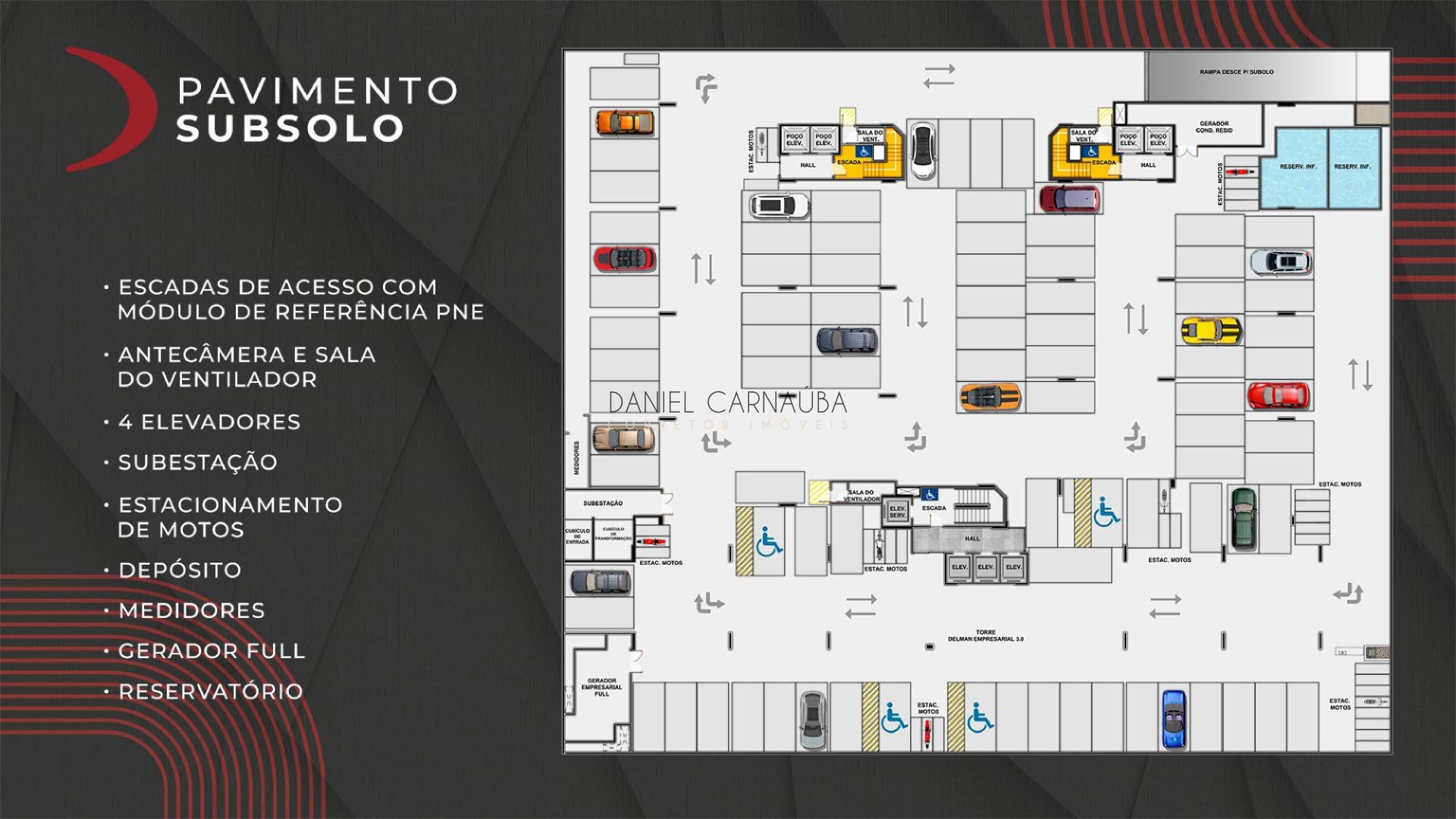 Pavimento Subsolo - Delman Empresarial 3.0