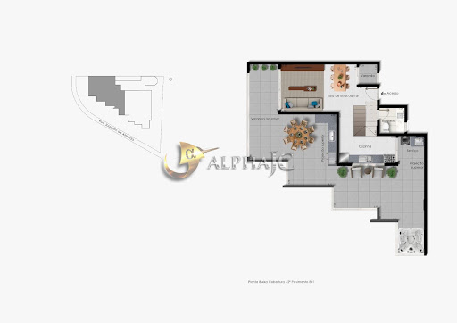 Apartamento 3/4 - Jardim Laranjeiras