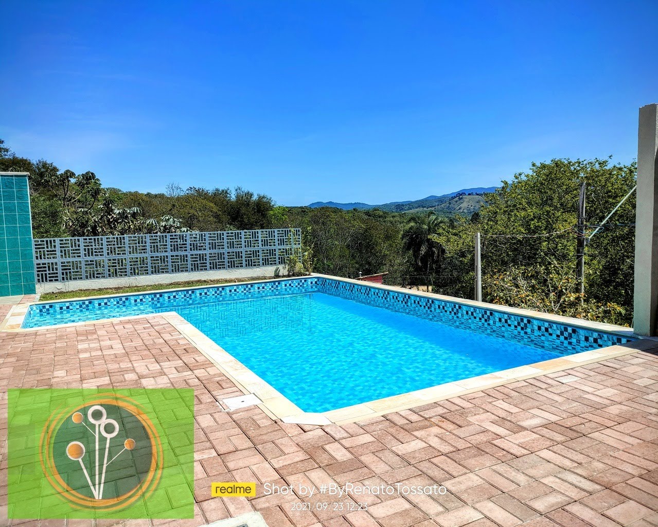 vista piscina