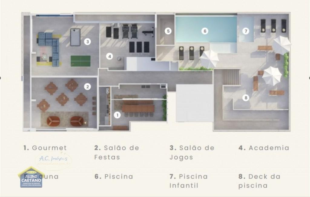 Apartamento à venda com 2 quartos, 1 suíte, 1 vaga e 56m² no Guilhermina, Praia Grande (SP) — foto 6 de 15