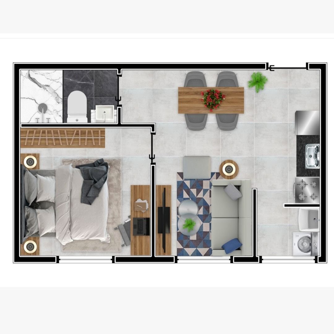 Apartamento, 1 quarto, 26 m² - Foto 19