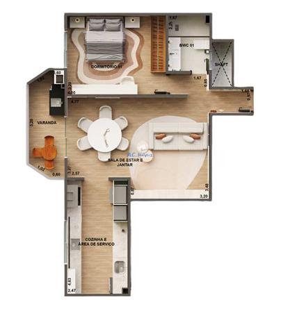 Apartamento à venda com 2 quartos, 1 suíte, 1 vaga e 82m² no Vila Tupi, Praia Grande (SP) — foto 20 de 20