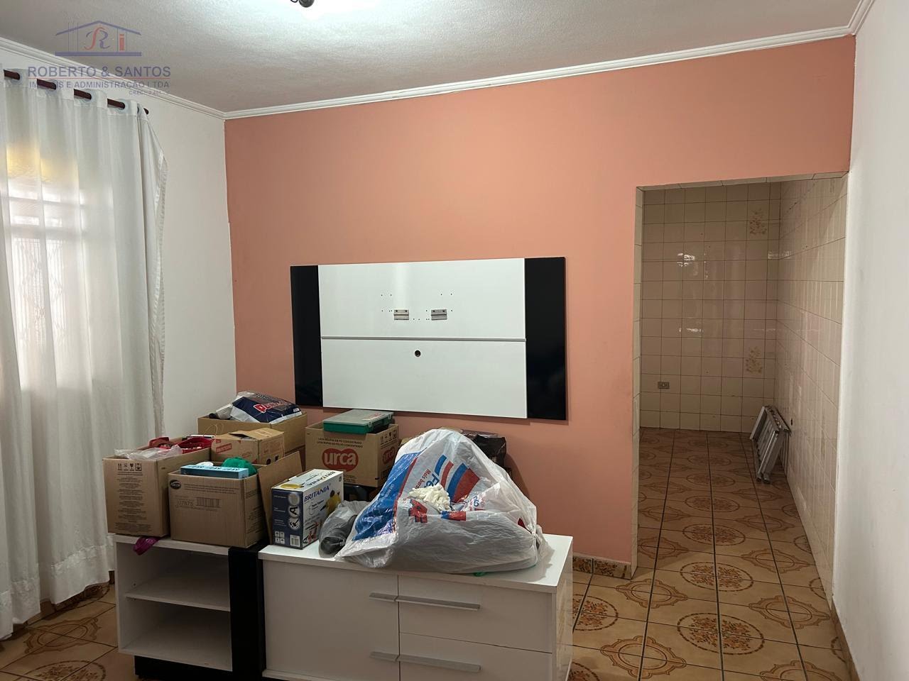 Sala da casa do nível da rua