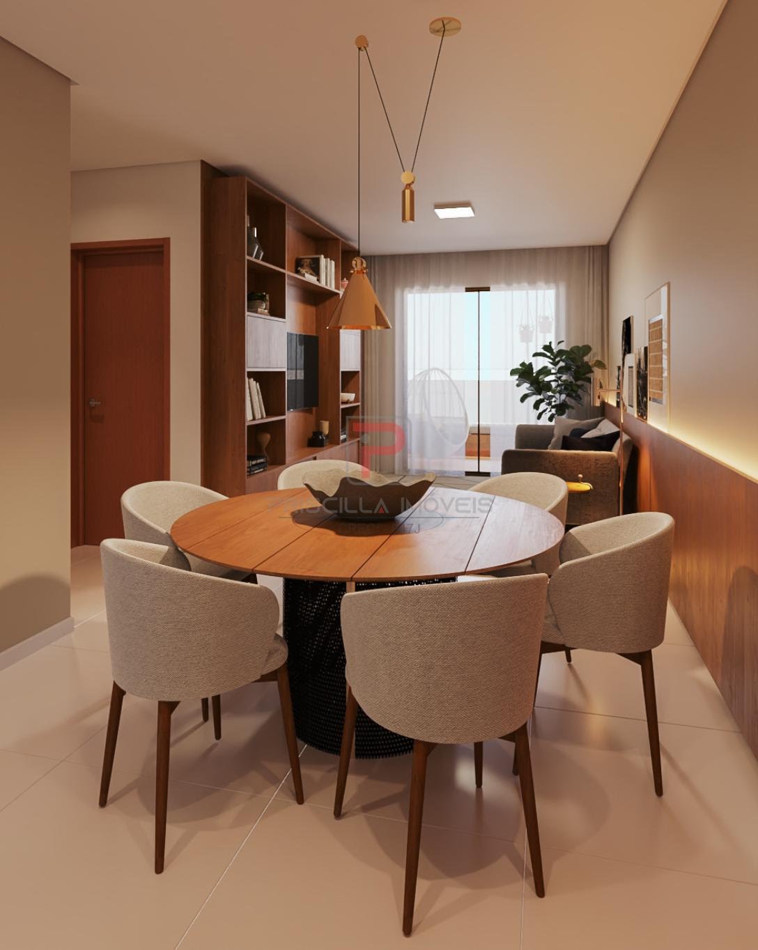 Apartamento à venda com 3 quartos, 1 suíte e 71m² no Ponta de Campina, Cabedelo (PB) — foto 7 de 9
