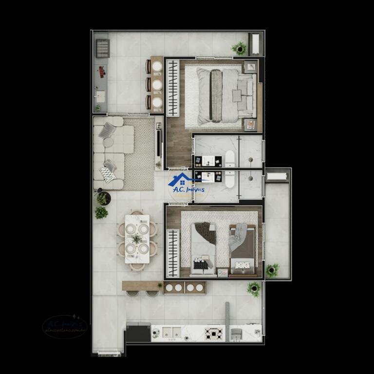 Apartamento à venda com 2 quartos, 1 suíte, 1 vaga e 87m² no Aviação, Praia Grande (SP) — foto 30 de 30