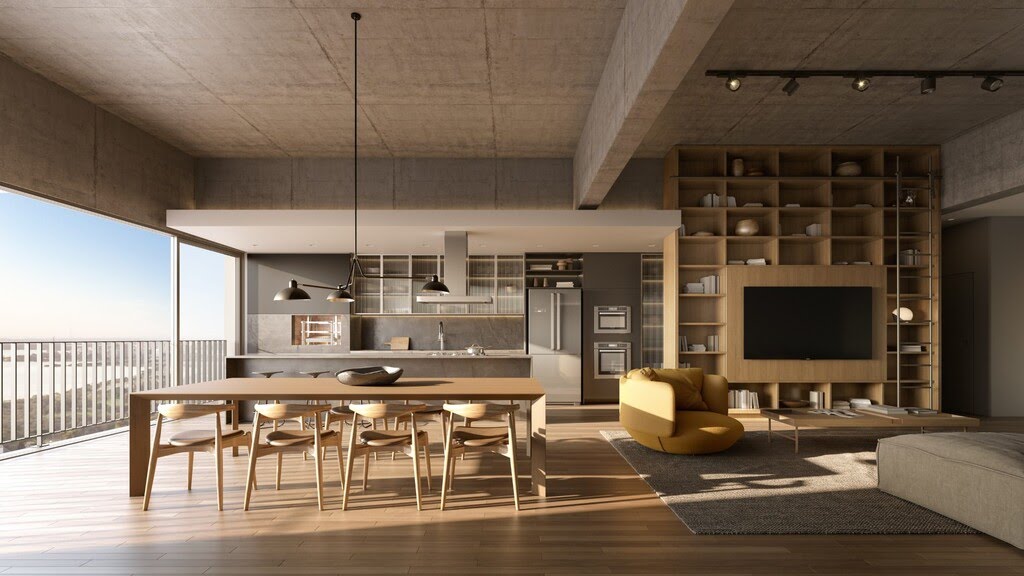 Living - apto 3 dorm