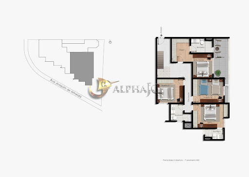 Apartamento 3/4 - Jardim Laranjeiras