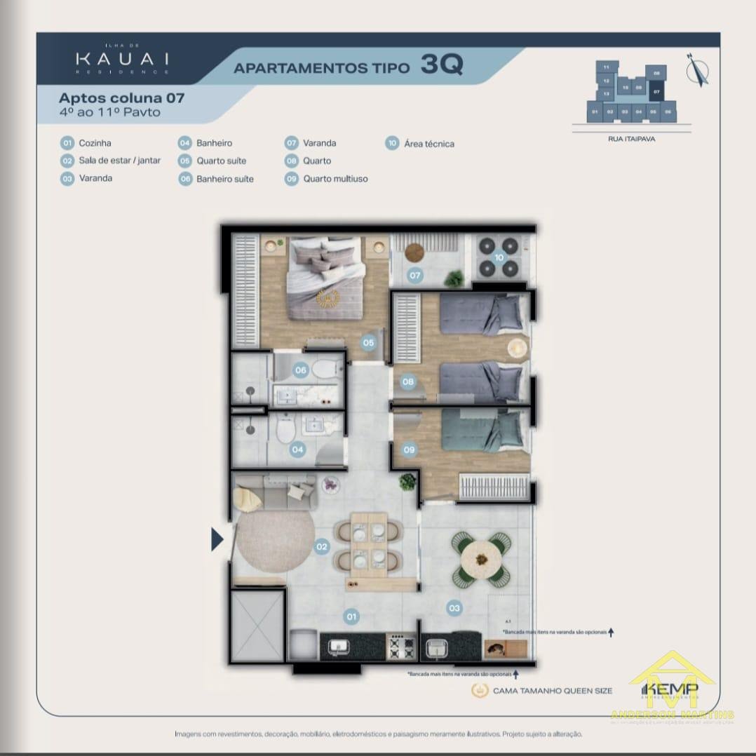 Apartamento à venda com 3 quartos, 1 banheiro, 1 vaga e 60m² no Praia de Itaparica, Vila Velha (ES) — foto 7 de 20