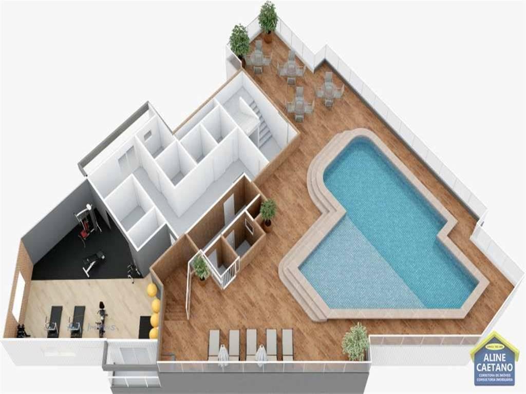 Apartamento à venda com 1 quarto, 1 suíte, 1 vaga e 59m² no Guilhermina, Praia Grande (SP) — foto 18 de 28
