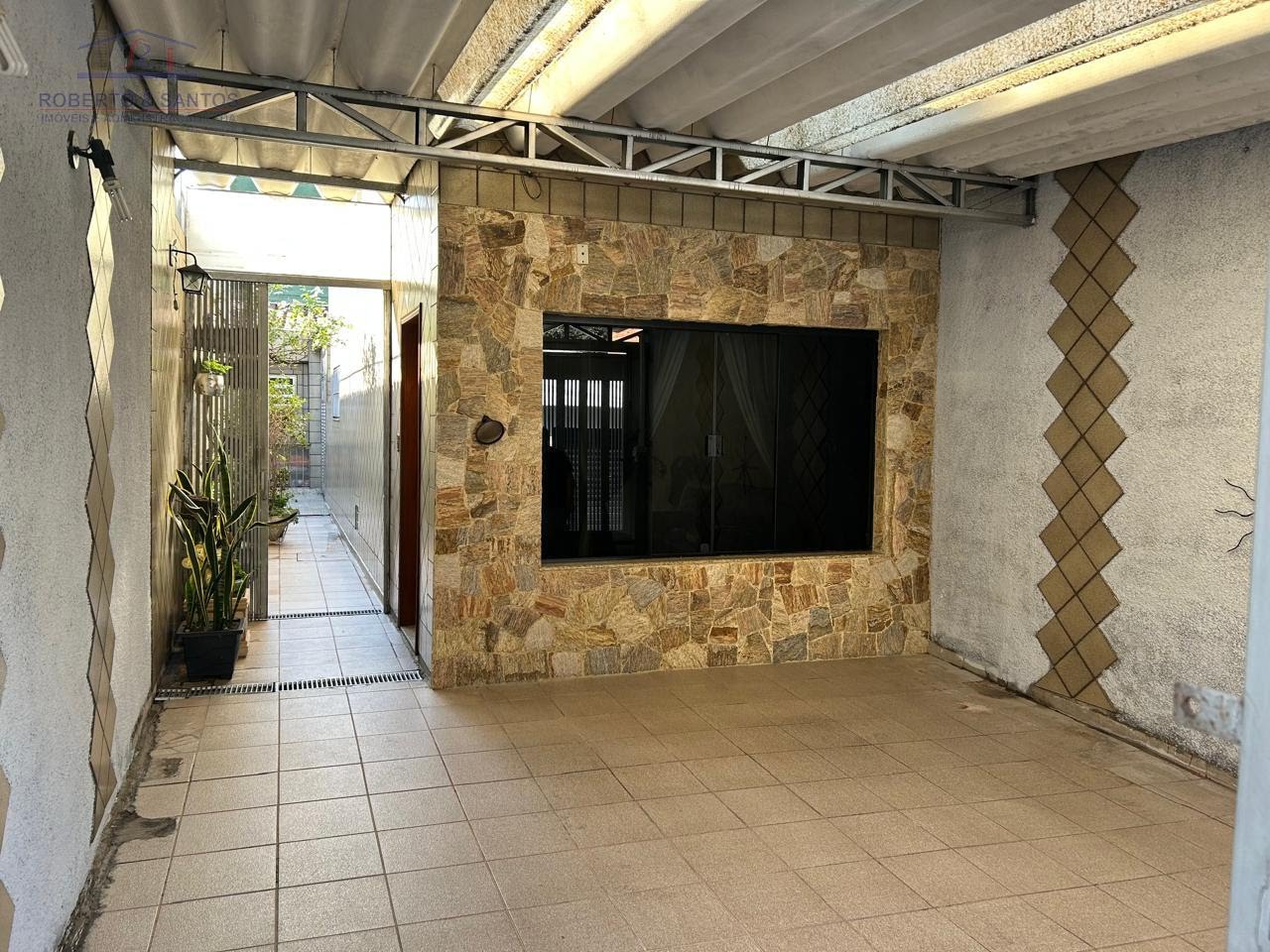 Vista da garagem
