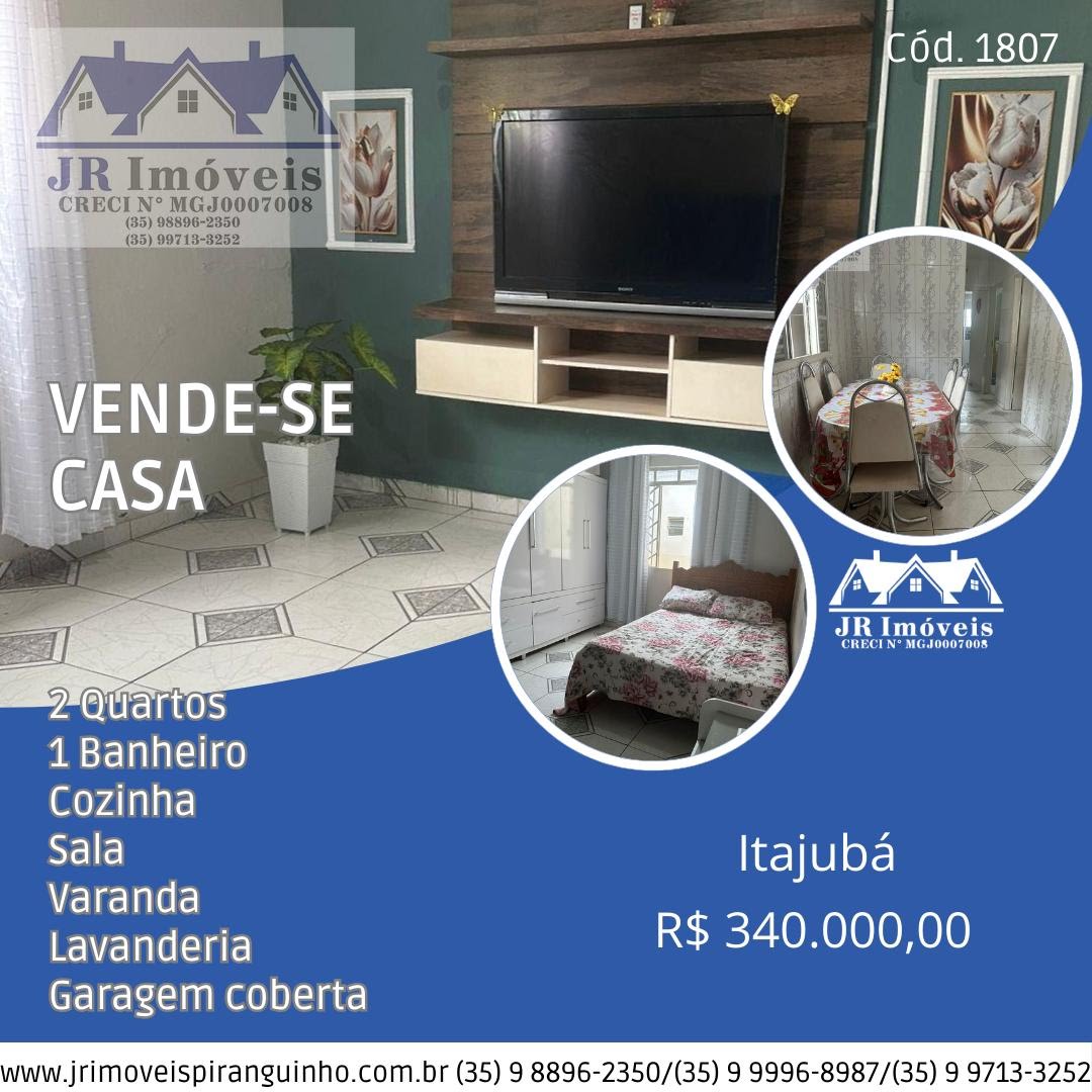 Casa à venda com 2 quartos, 2 banheiros, 1 vaga e 135m² no Santo Antônio, Itajubá (MG) — foto 2 de 14