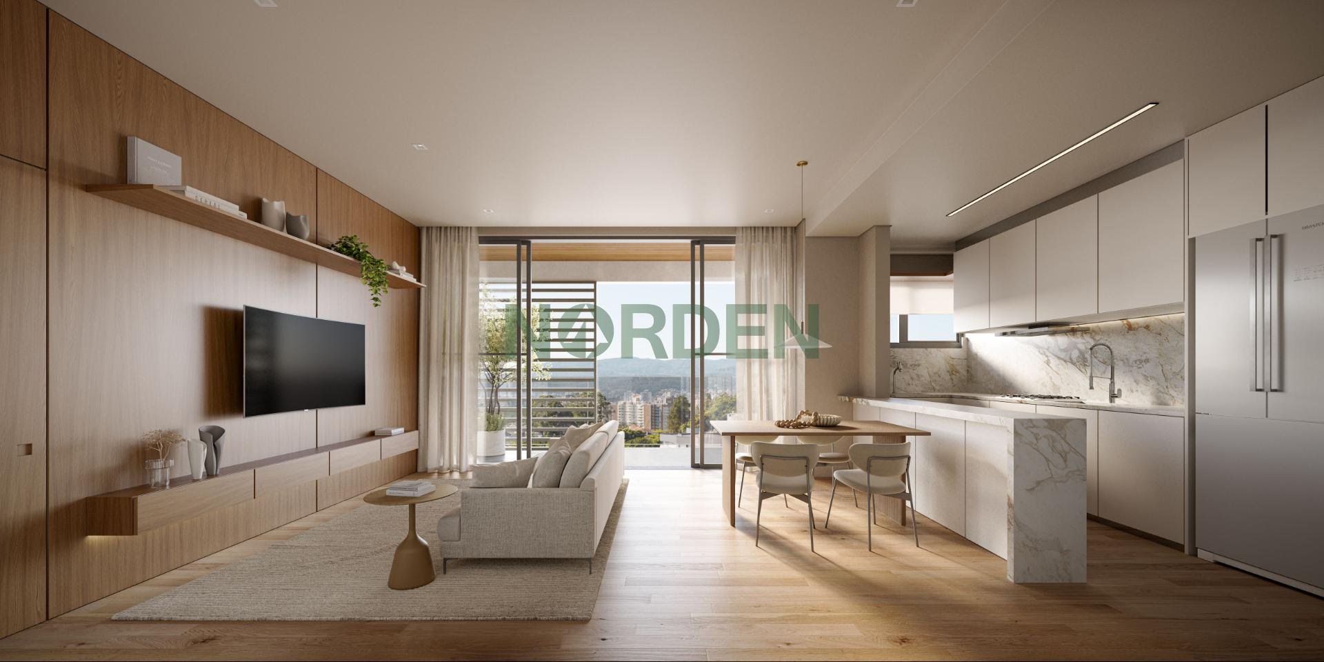 Apartamento 02 Dorm. de 86.15 m² com 2 quartos no Opus, Agronômica