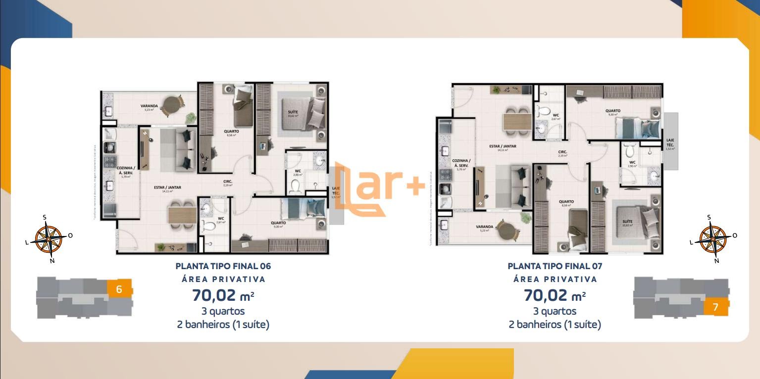 Apartamento à venda com 3 quartos, 1 suíte, 1 vaga e 70m² no Coroa do Meio, Aracaju (SE) — foto 29 de 30