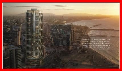 Apartamento à venda na Praia de Iracema, Fortaleza 195m²
