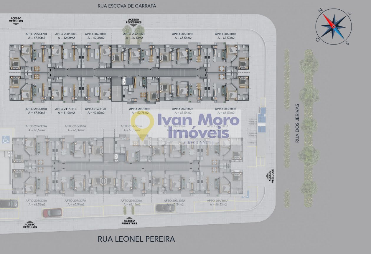 Apartamento à venda com 1 quarto, 1 banheiro, 1 vaga e 42m² no Cachoeira do Bom Jesus, Florianópolis (SC) — foto 8 de 30