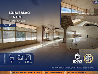 Loja / Salão em Centro - Jaboticabal, SP