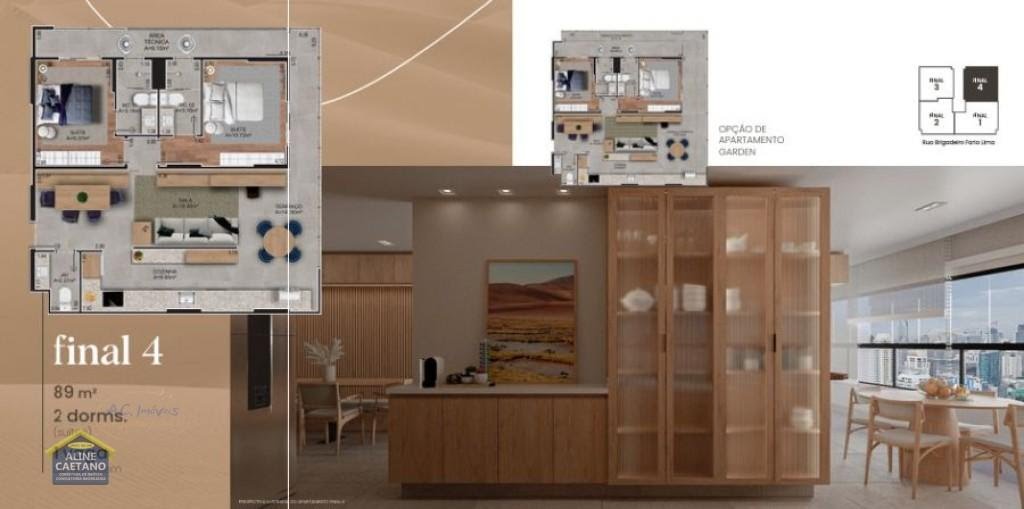 Apartamento à venda com 2 quartos, 1 suíte, 1 vaga e 80m² no Canto do Forte, Praia Grande (SP) — foto 13 de 14