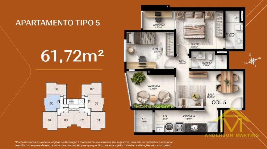 Apartamento à venda com 2 quartos, 2 banheiros, 1 vaga e 62m² no Jockey de Itaparica, Vila Velha (ES) — foto 12 de 20