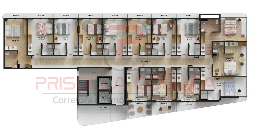 Apartamento à venda com 1 quarto, 1 suíte e 27m² no Cabo Branco, João Pessoa (PB) — foto 28 de 28