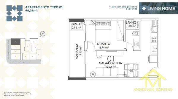 Apartamento à venda com 1 quarto, 1 vaga e 39m² no Praia de Itaparica, Vila Velha (ES) — foto 15 de 20