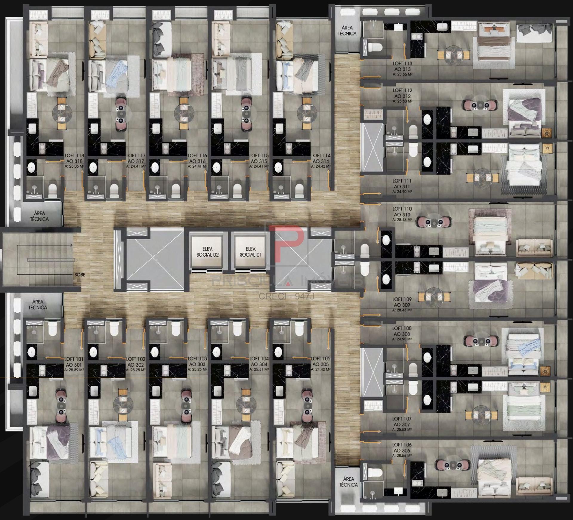 Apartamento à venda com 24m² no Loteamento Bela Vista, Cabedelo (PB) — foto 12 de 21