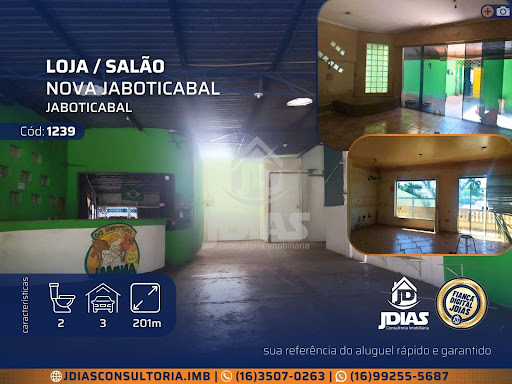 Loja / Salão em Nova Jaboticabal - Jaboticabal, SP