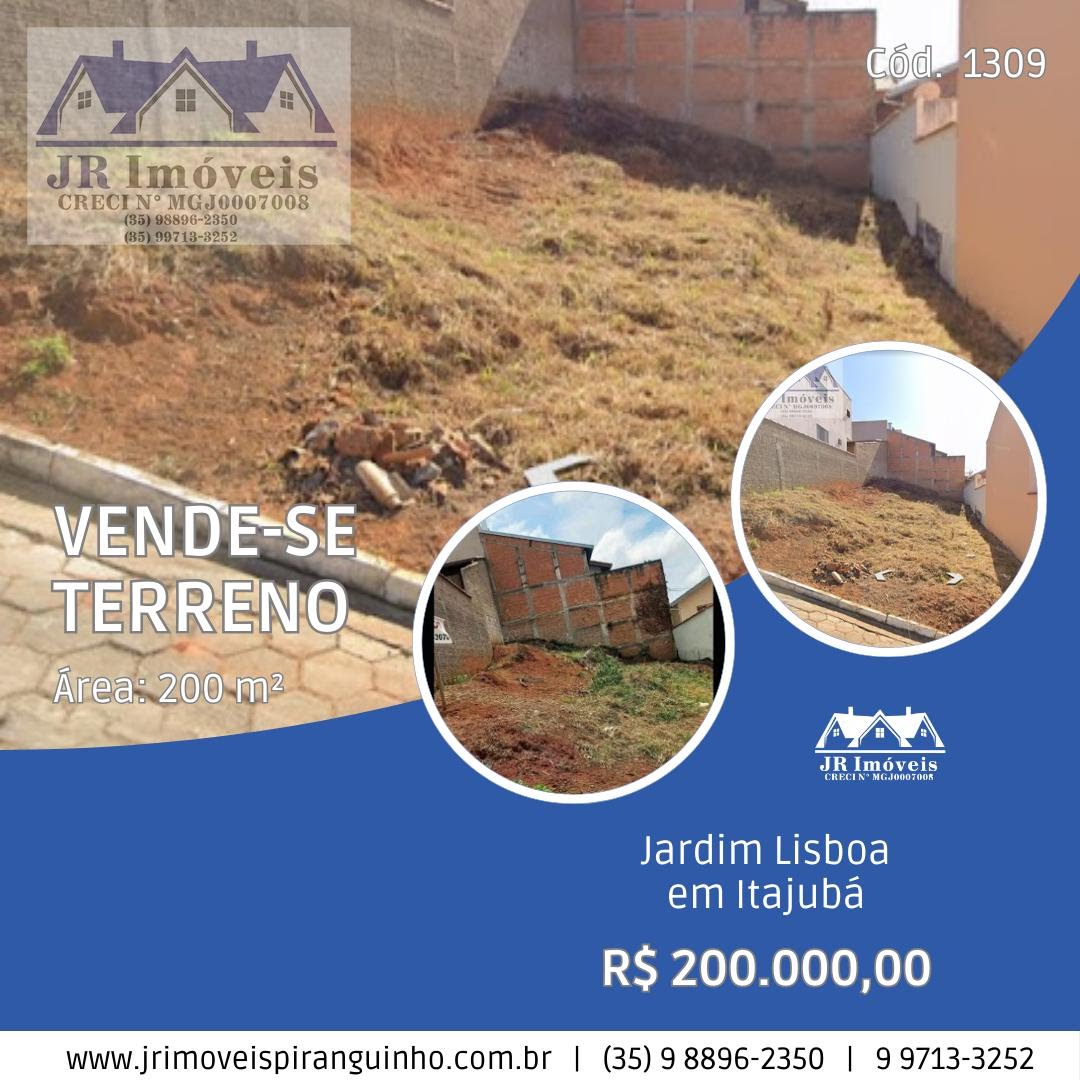 Terreno à venda com 200m² de terreno no Jardim Lisboa, Itajubá (MG) — foto 4 de 4