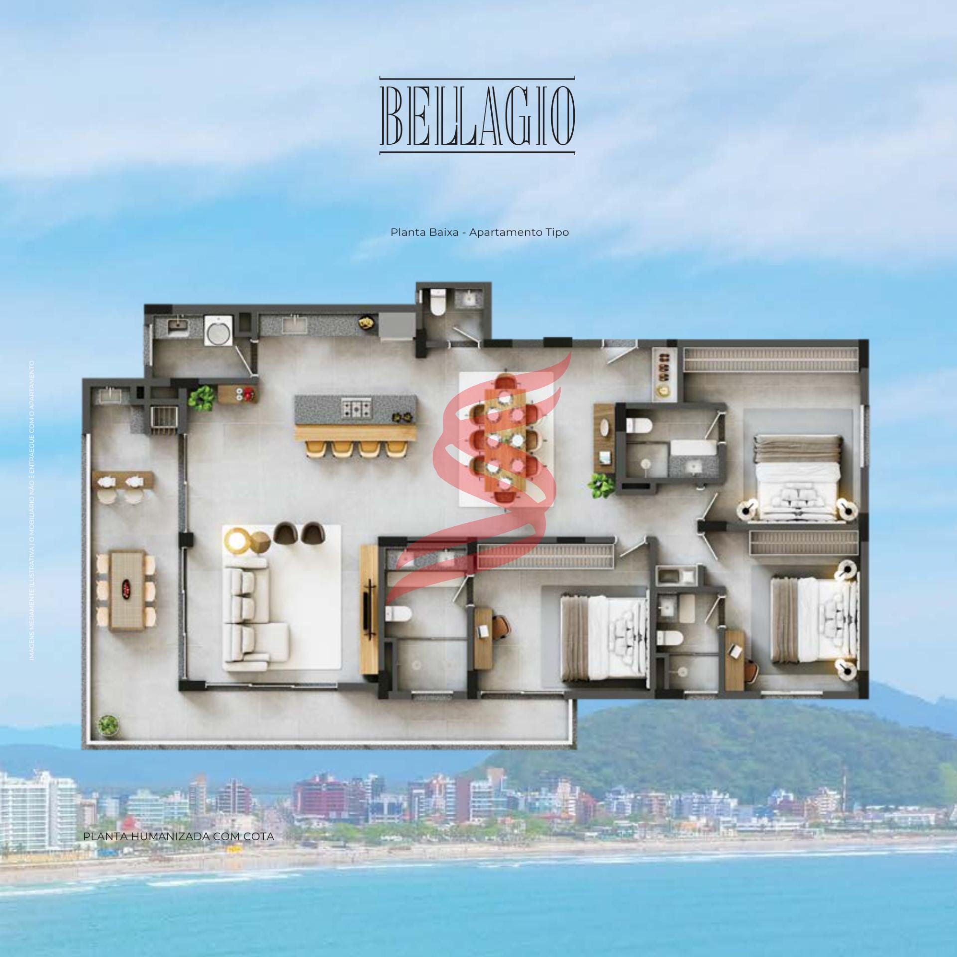 Planta baixa- apartamento tipo